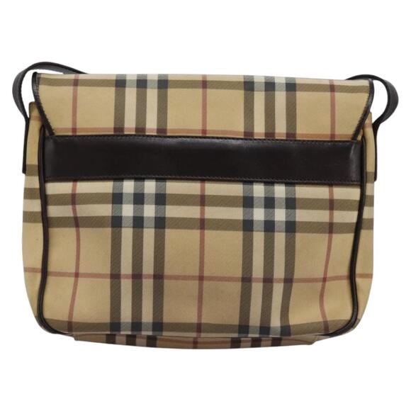 Burberry Nova Check Shoulder Bag Pvc Beige Brown - Picture 2 of 16